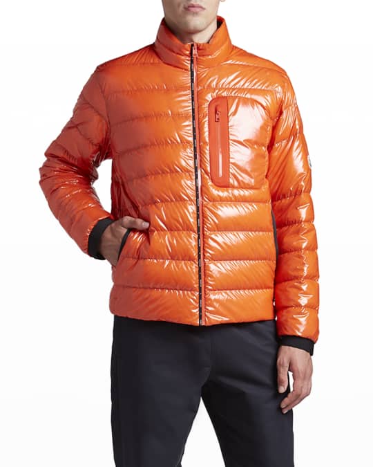 Moncler Men's Maewo Shiny Quilted Down Jacket Neiman Marcus