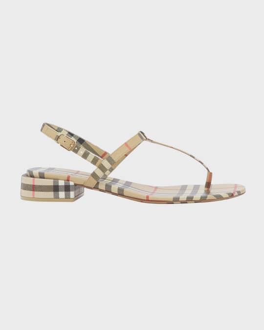 Burberry thong hot sale sandals
