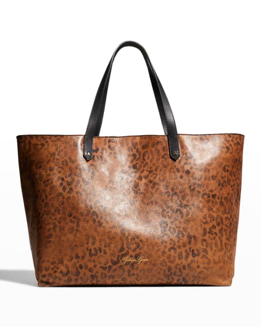 Neiman marcus 2024 leopard tote bag