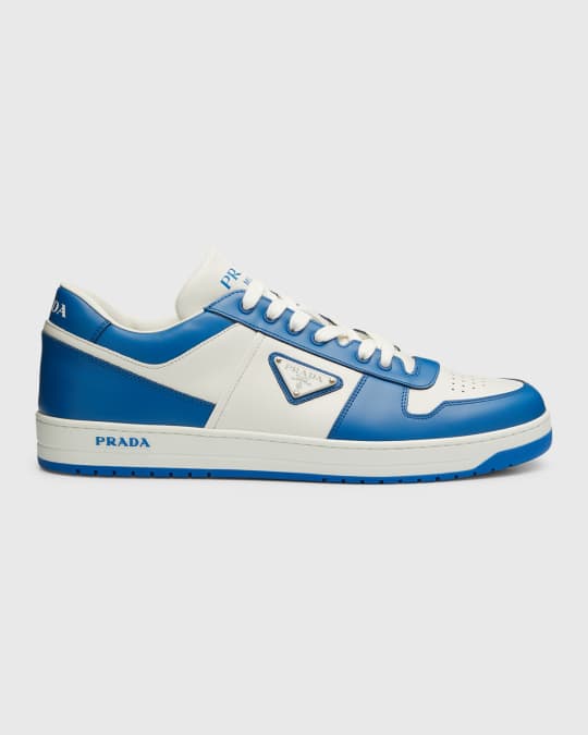 Prada Men's Prax Logo Re-Nylon Low-Top Sneakers | Neiman Marcus