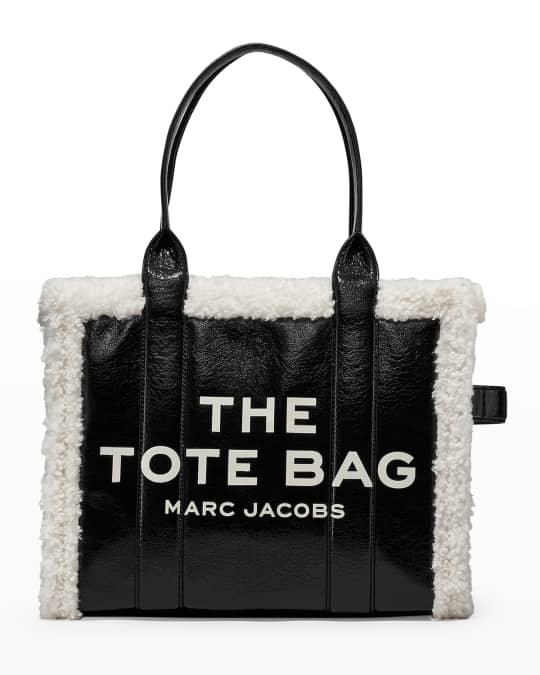 marc jacobs faux fur tote bag