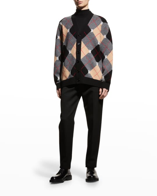 Burberry cardigan hotsell mens