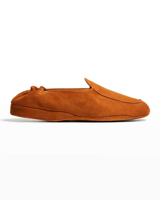 Men's Suede-Cashmere House Slippers