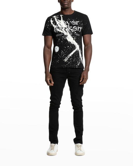 PRPS Men's Matchless Paint-Splatter Logo T-Shirt | Neiman Marcus