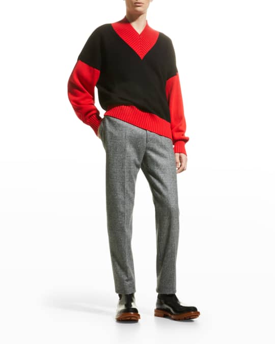 80s v deals neck sweater