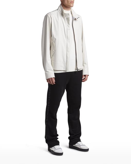 Moncler Men's Cathala Mock-Neck Stretch Jacket Neiman Marcus