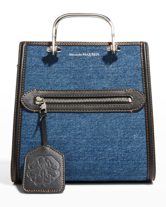 The Short Story Denim Tote Bag