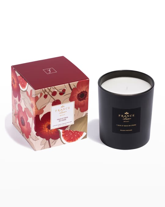 早割切符 France Scented Cedre de Bois et Figue oz. 7.4 Body Luxe キャンドル
