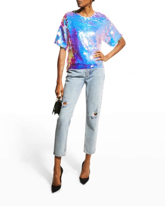 Mimosa Sequined Top