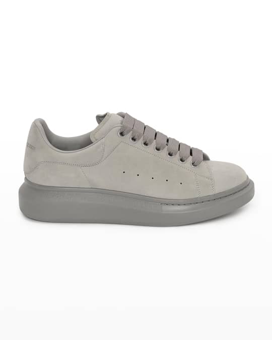 Alexander McQueen Men s Oversized Larry Suede Sneakers Neiman Marcus