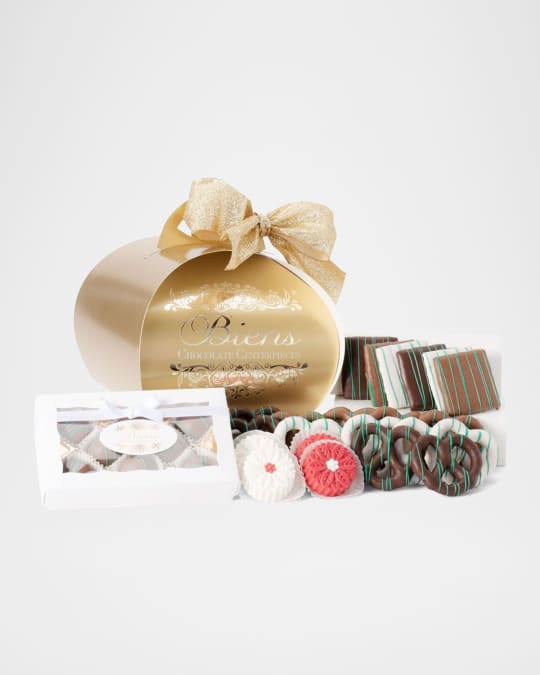 Christmas Large Tulip Box - Gold