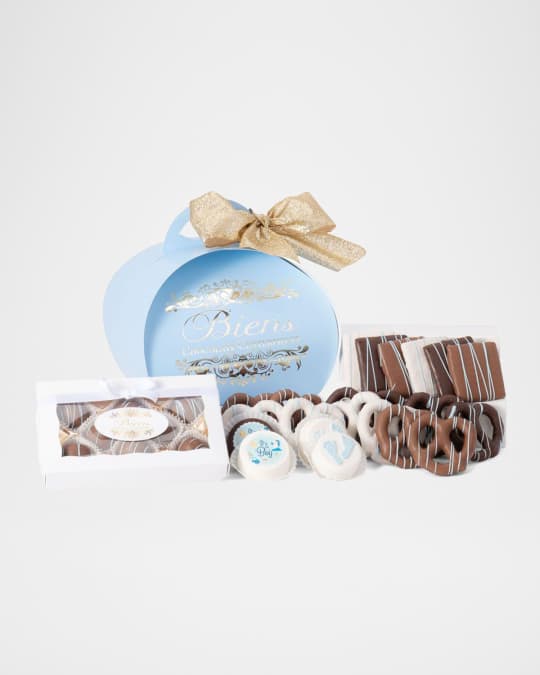 Baby Large Tulip Box - Light Blue