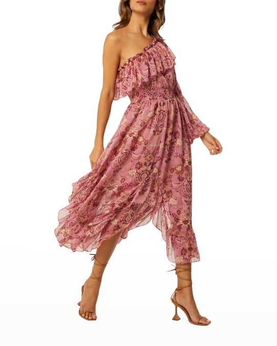 Misa one shoulder dress clearance