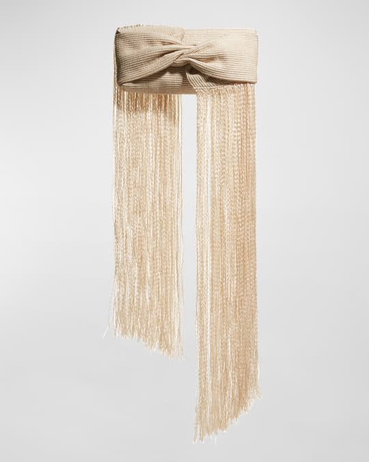 Cult Gaia Banu Mini Twist Fringe Clutch Bag Neiman Marcus