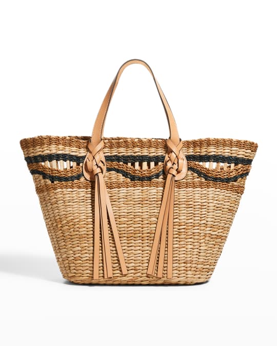 Ulla Johnson Surfside Straw Basket Tote Bag | Neiman Marcus
