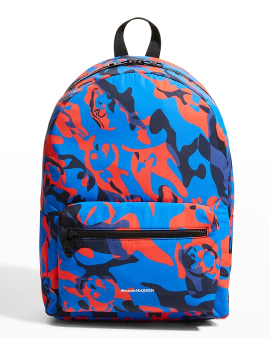 Michael kors blue camo backpack shop
