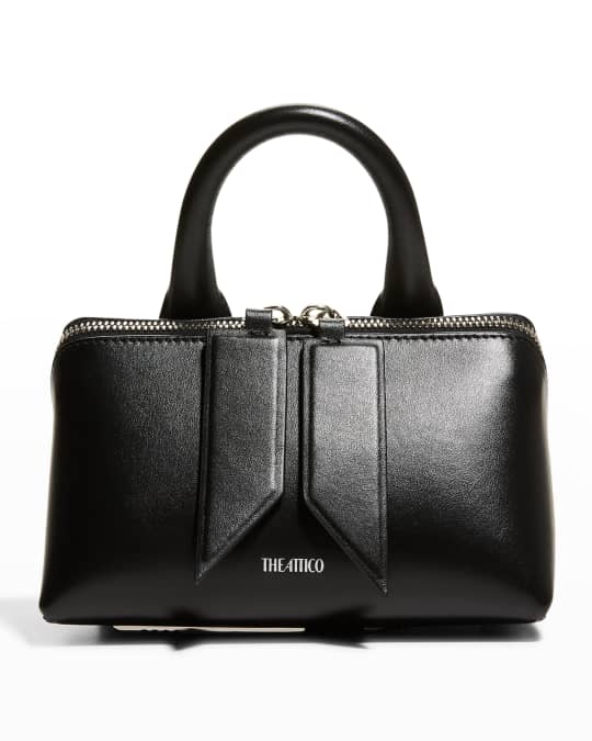 The Attico Friday Oversize Zip Top-Handle Crossbody Bag | Neiman Marcus