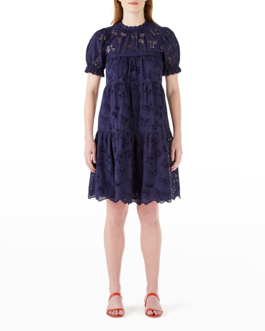 kate spade new york tiered butterfly eyelet dress | Neiman