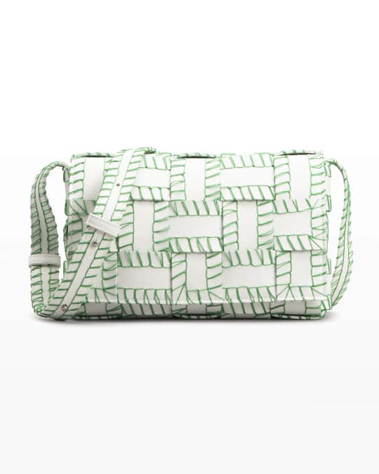 Bottega Veneta Cassette Intrecciato Stitch Crossbody Bag