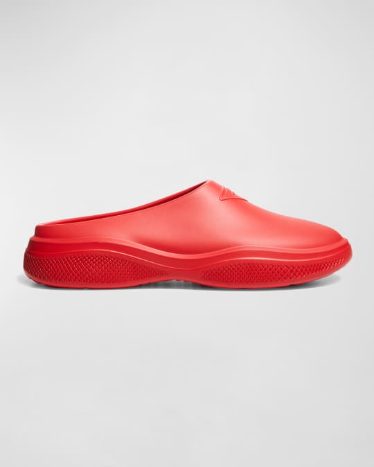サンダル PRADA   Slippers and Clogs Men Rubber Red Alexander McQueen Slippers and Clogs Women Rubber Red/Bright