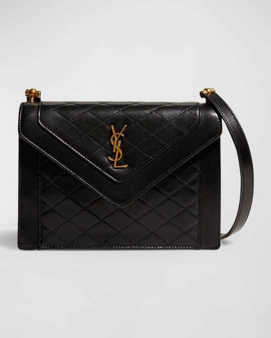 【関税&送料込】Saint Laurent Gaby Leather Shoulder Bag Saint Laurent Gaby Mini Flap YSL Shoulder Bag in Quilted