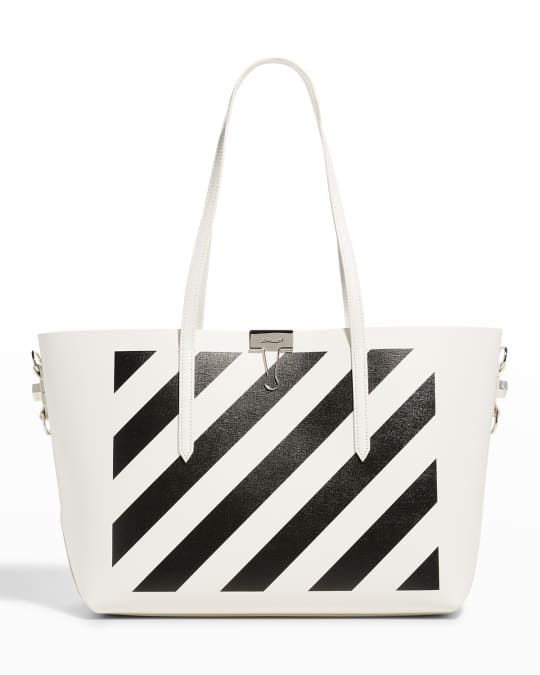 Neiman marcus white clearance tote bag