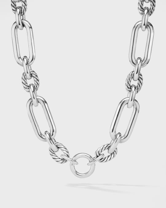 David Yurman Lexington Chain Necklace in Silver, 16mm | Neiman Marcus