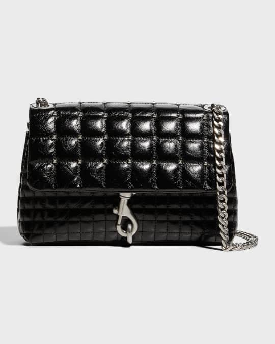 Rebecca Minkoff Edie Square Quilted Patent Leather Crossbody Bag ...