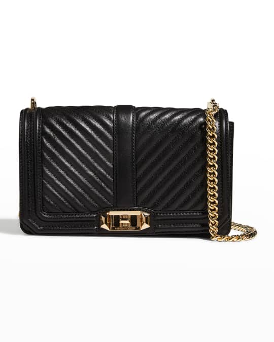 Rebecca Minkoff Love ChevronQuilted Leather Crossbody Bag Neiman Marcus