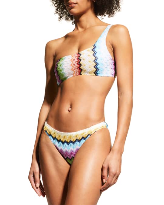 ミッソーニ 水着 40size Bikini in zigzag faded viscose blend with lurex