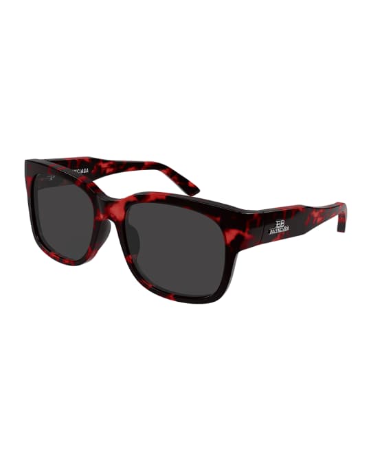 サングラス BALENCIAGA PRINTED ACETATE MAX RECTANGLE SUNGLASSES Balenciaga Rectangle Printed Acetate Sunglasses | Neiman Marcus