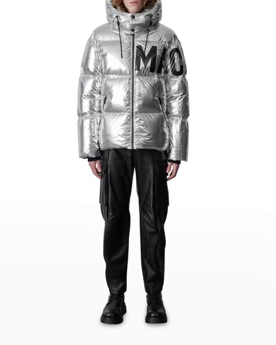 Mackage Men s Kent Metallic Down Jacket Neiman Marcus