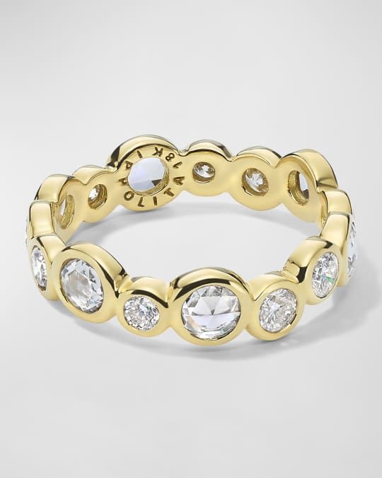 Superstar Eternity Ring in 18K Gold with Diamonds 