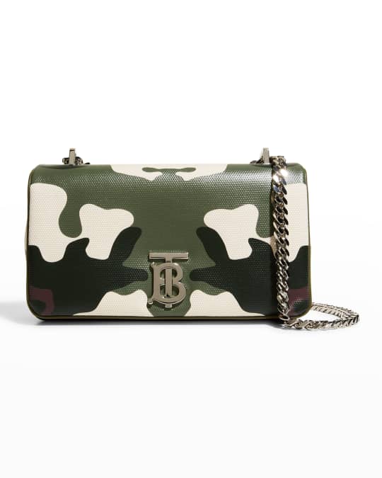 Burberry Lola Camo Print Chain Crossbody Bag Neiman Marcus