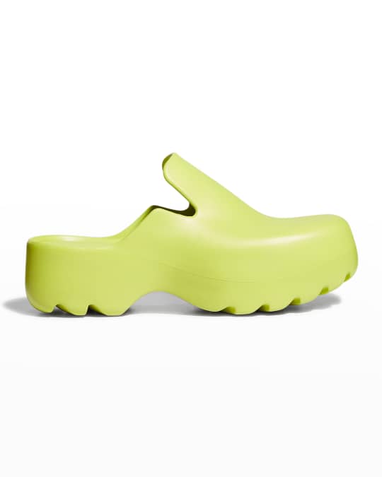 サンダル BOTTEGA VENETA Slippers and Clogs Men Rubber Green/Liana Bottega Veneta Slippers and Clogs Men Rubber Green/Liana | B