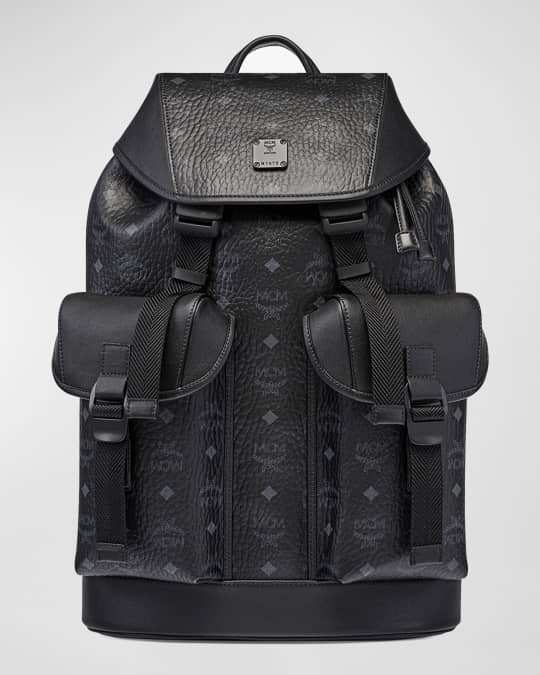 MCM Men s Brandenburg Visetos Leather Backpack Neiman Marcus
