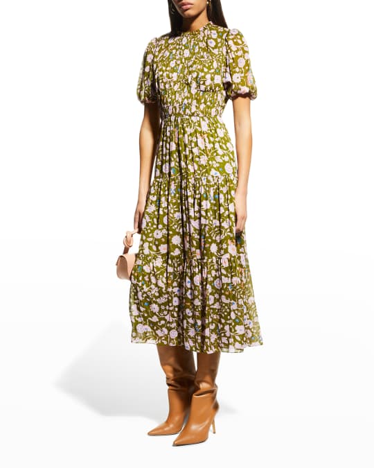 Diane von Furstenberg Blossom Midi Dress | Neiman Marcus