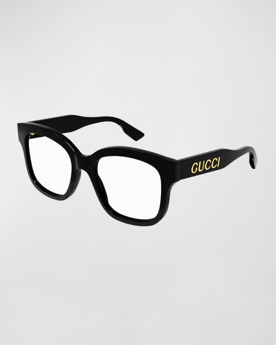 Gucci round acetate discount optical glasses