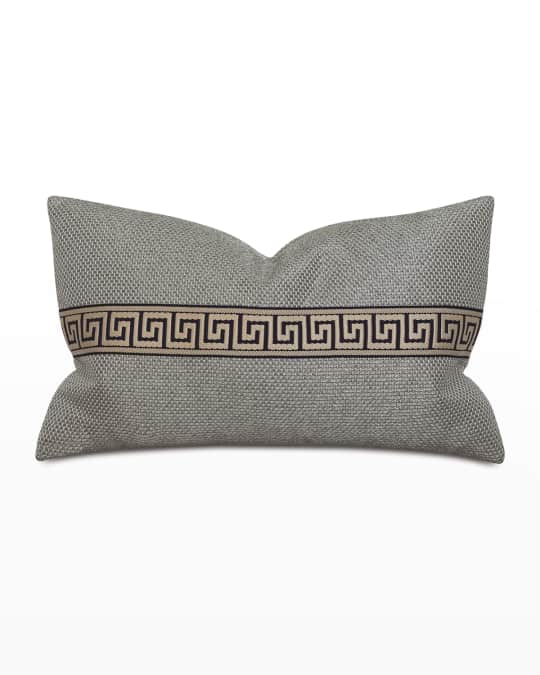 Whistler Greek Key Decorative Pillow