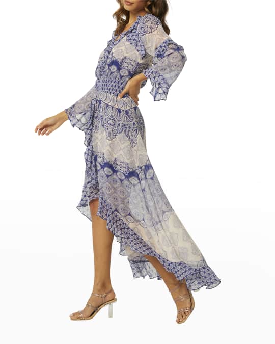 cap sleeve ruffle dress in mixed lace The Best Type of Dress to Pack for a Trip