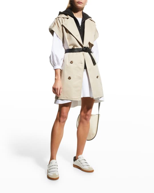 Veronica Beard Ensie Dickey Trench Vest Neiman Marcus