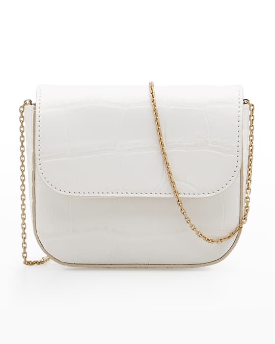 Il Bisonte Contessina Mini CrocEmbossed Shoulder Bag Neiman Marcus