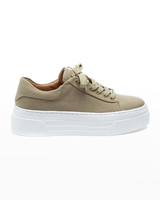 JSlides Amanda Canvas Platform Sneakers | Neiman Marcus