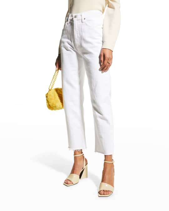 Daphne Crop High-Rise Stovepipe Jeans