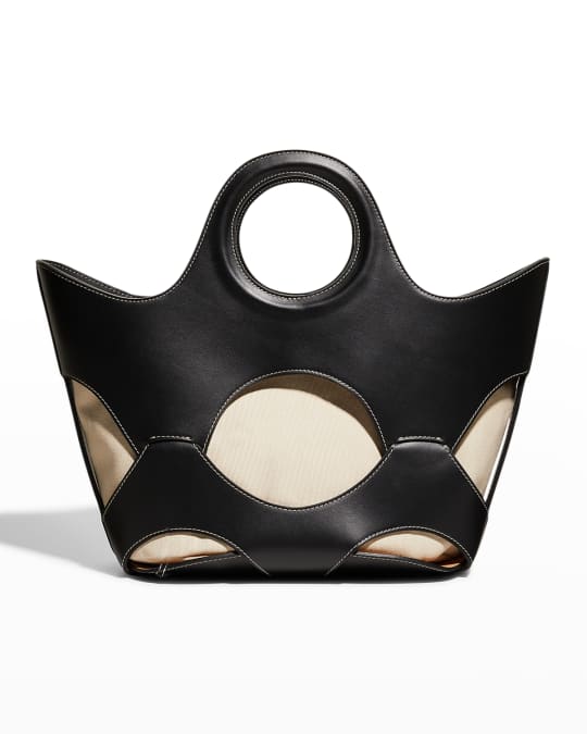 HEREU Onada Cutout Leather Tote Bag | Neiman Marcus