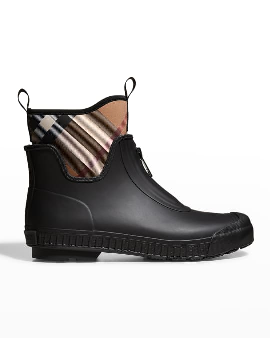 Flinton check waterproof shop rain boot