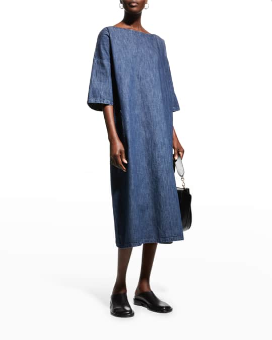 bustier linen dress Iris print linen bustier dress