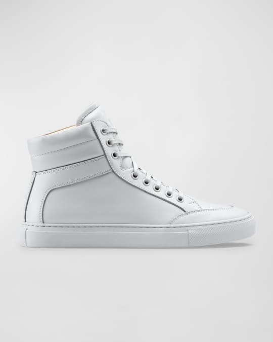 Koio Men's Primo Tonal Leather High-Top Sneakers | Neiman Marcus
