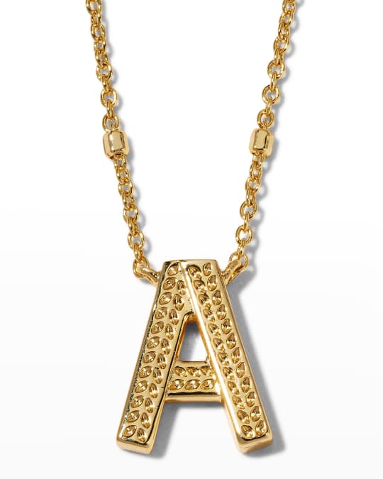 Kendra Scott Letter A Pendant Necklace Neiman Marcus