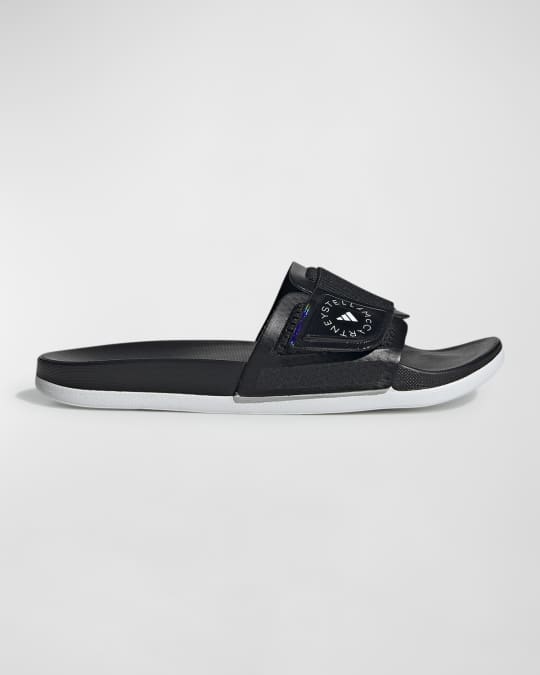 adidas by Stella McCartney ASMC Logo Slide Sandals | Neiman Marcus